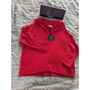 "NWT Ava & Viv Red Sweater 1X, 3X